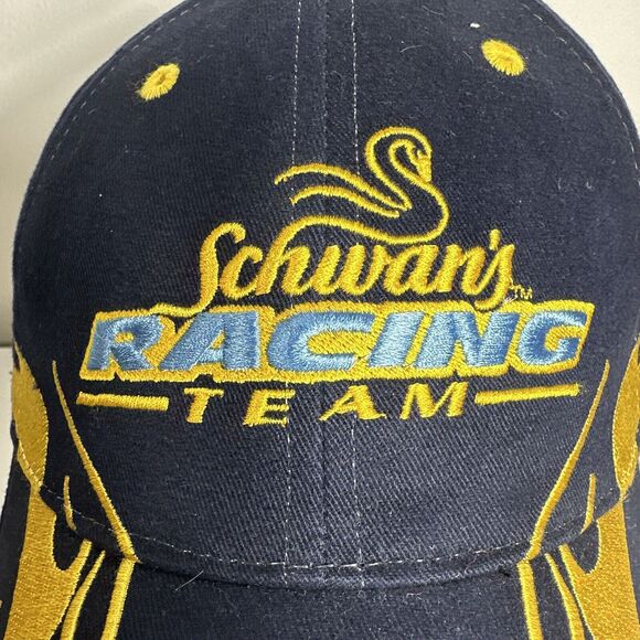 Schwans Racing Team #49 Ken Schrader Adjustable Baseball Cap Hat First Edition - Picture 7 of 13